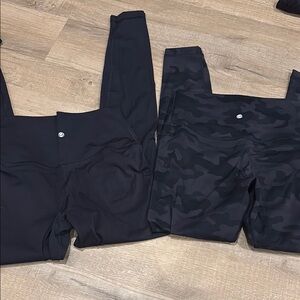 Black and Camouflage Leggings